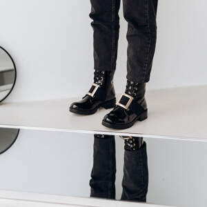 Ботинки женские Fashion Alabama 3293 36 размер 23,5 см Черный