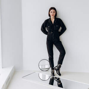 Ботинки женские Fashion Alabama 3293 36 размер 23,5 см Черный