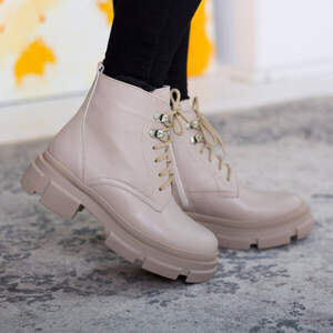 Ботинки женские Fashion Boscoe 2600 39 размер 25 см Бежевый