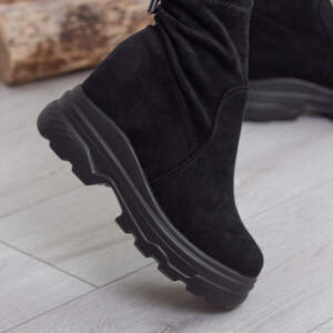 Ботинки женские Fashion Curly 2502 40 размер 24,5 см Черный Ботинки женские Fashion Curly 2502 40 размер 24,5 см Черный