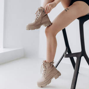 Ботинки женские Fashion Daria 3287 38 размер 24,5 см Бежевый Ботинки женские Fashion Daria 3287 38 размер 24,5 см Бежевый