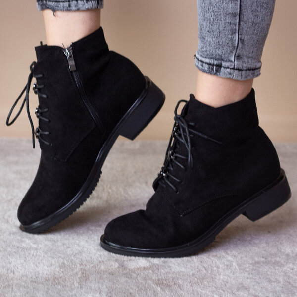 Ботинки женские Fashion Flitter 2483 37 размер 24 см Черный Ботинки женские Fashion Flitter 2483 37 размер 24 см Черный