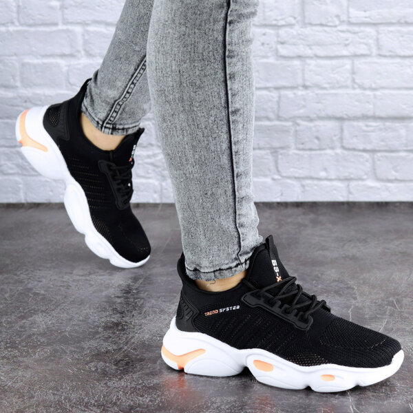 Женские кроссовки Fashion Kierra 1881 38 размер 24 см Черный Женские кроссовки Fashion Kierra 1881 38 размер 24 см Черный