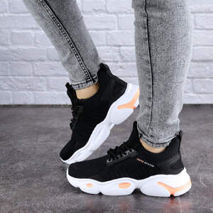 Женские кроссовки Fashion Kierra 1881 38 размер 24 см Черный Женские кроссовки Fashion Kierra 1881 38 размер 24 см Черный