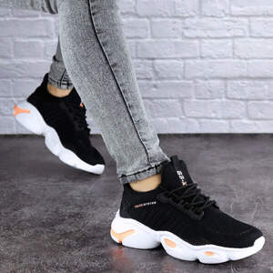 Женские кроссовки Fashion Kierra 1881 38 размер 24 см Черный Женские кроссовки Fashion Kierra 1881 38 размер 24 см Черный