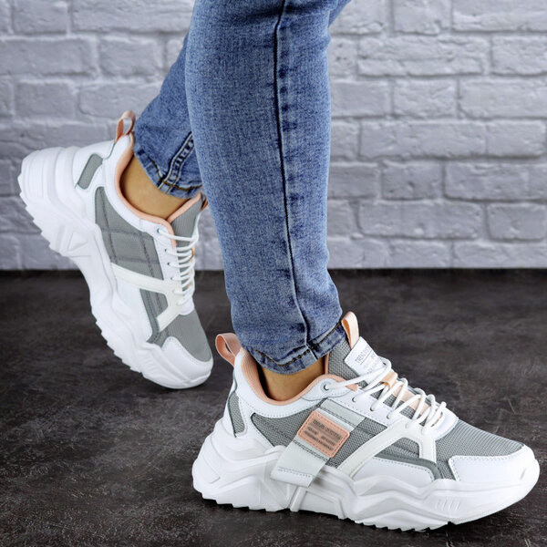 Женские кроссовки Fashion Kirsty 1885 36 размер 23 см Серый Женские кроссовки Fashion Kirsty 1885 36 размер 23 см Серый