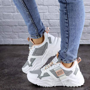 Женские кроссовки Fashion Kirsty 1885 36 размер 23 см Серый Женские кроссовки Fashion Kirsty 1885 36 размер 23 см Серый