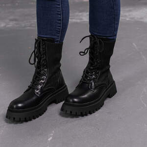 Ботинки женские Fashion Horseshoe 3368 39 размер 25 см Черный Ботинки женские Fashion Horseshoe 3368 39 размер 25 см Черный