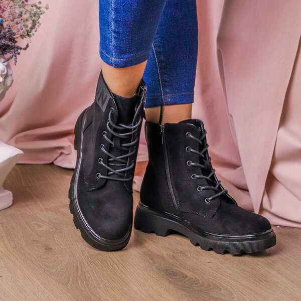 Ботинки женские Fashion Kaitlin 2276 37 размер 23,5 см Черный Ботинки женские Fashion Kaitlin 2276 37 размер 23,5 см Черный