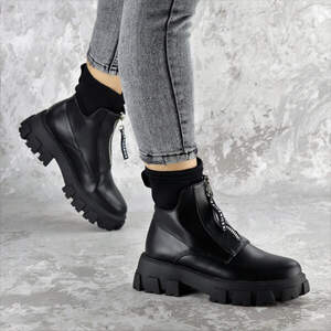 Ботинки женские Fashion Nutmeg 2378 36 размер 23,5 см Черный Ботинки женские Fashion Nutmeg 2378 36 размер 23,5 см Черный