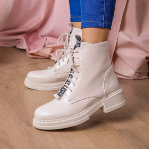 Ботинки женские Fashion Patchy 2163 38 размер 24,5 см Бежевый Ботинки женские Fashion Patchy 2163 38 размер 24,5 см Бежевый