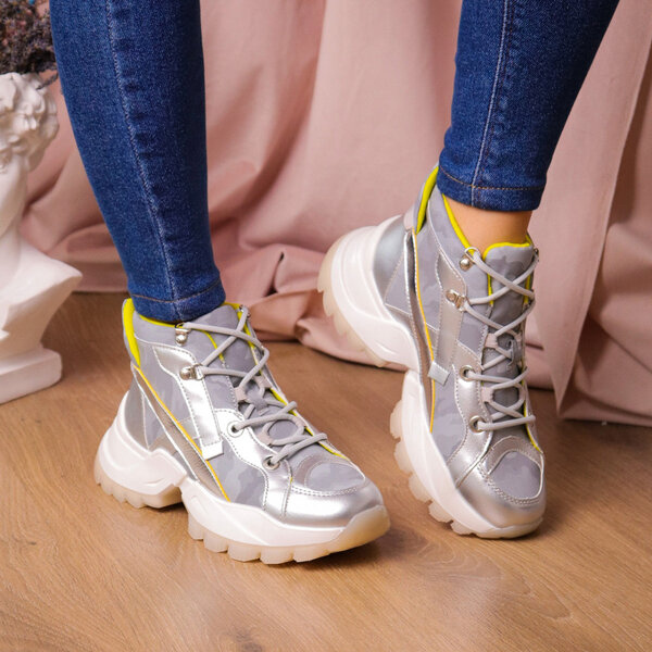 Ботинки женские Fashion Rowan 2395 36 размер 23,5 см Серебро Ботинки женские Fashion Rowan 2395 36 размер 23,5 см Серебро