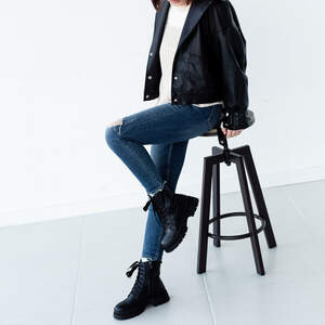 Ботинки женские Fashion Skye 3320 36 размер 23,5 см Черный