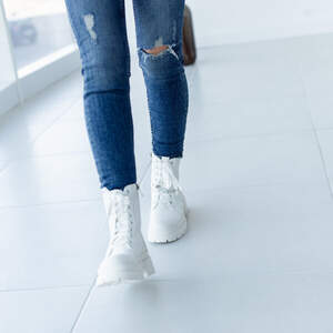 Ботинки женские Fashion Skye 3337 36 размер 23,5 см Белый