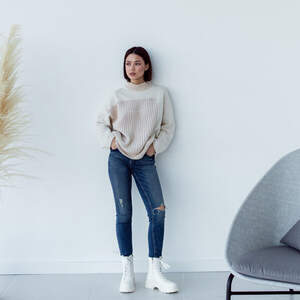 Ботинки женские Fashion Skye 3337 36 размер 23,5 см Белый