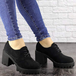 Ботинки женские Fashion Terri 1523 38 размер 24,5 см Черный