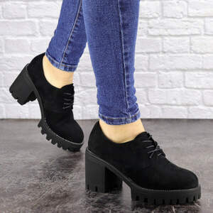 Ботинки женские Fashion Terri 1523 38 размер 24,5 см Черный