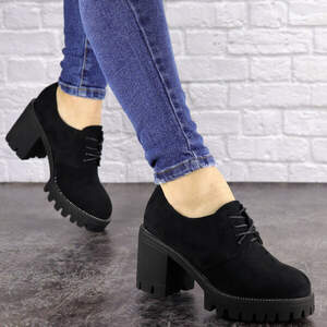 Ботинки женские Fashion Terri 1523 38 размер 24,5 см Черный