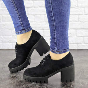 Ботинки женские Fashion Terri 1523 38 размер 24,5 см Черный