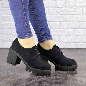 Ботинки женские Fashion Terri 1523 38 размер 24,5 см Черный