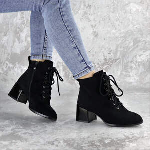 Ботинки женские Fashion Tootsie 2420 38 размер 24,5 см Черный