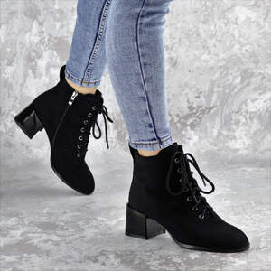 Ботинки женские Fashion Tootsie 2420 38 размер 24,5 см Черный