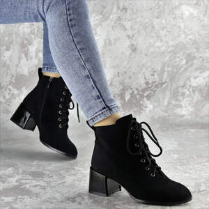 Ботинки женские Fashion Tootsie 2420 38 размер 24,5 см Черный