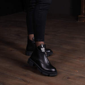 Ботинки женские Fashion Tross 3352 38 размер 24,5 см Черный