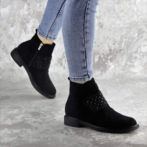 Ботинки женские Fashion Tweety 2447 36 размер 23,5 см Черный