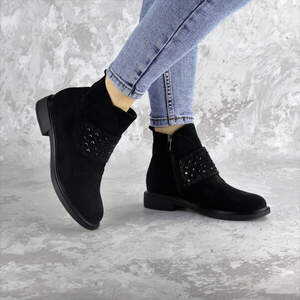 Ботинки женские Fashion Tweety 2447 36 размер 23,5 см Черный