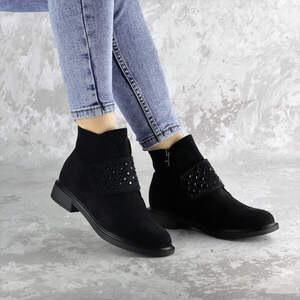 Ботинки женские Fashion Tweety 2447 36 размер 23,5 см Черный