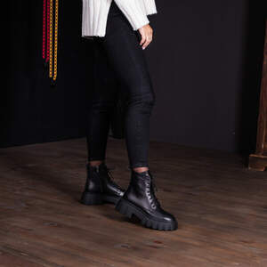 Ботинки женские Fashion Ursula 3347 38 размер 24,5 см Черный