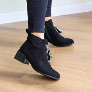 Ботинки женские Fashion Vulcan 2422 39 размер 25 см Черный