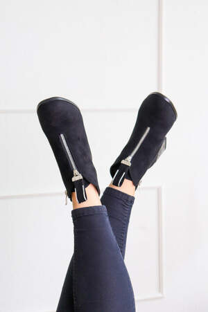 Ботинки женские Fashion Vulcan 2422 39 размер 25 см Черный