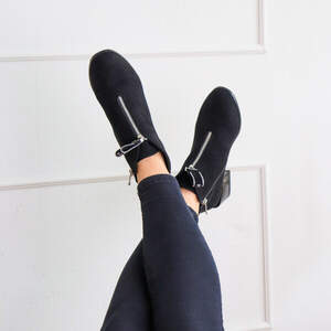 Ботинки женские Fashion Vulcan 2422 39 размер 25 см Черный