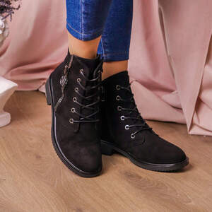 Ботинки женские Fashion Willow 2444 39 размер 25 см Черный