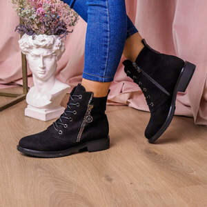 Ботинки женские Fashion Willow 2444 39 размер 25 см Черный