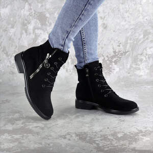 Ботинки женские Fashion Willow 2444 39 размер 25 см Черный