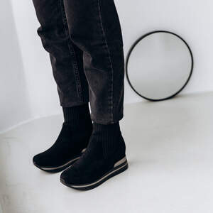 Ботинки женские Fashion Windy 3301 36 размер 23,5 см Черный