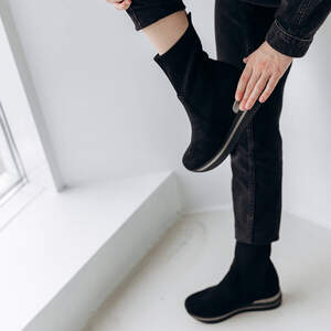 Ботинки женские Fashion Windy 3301 36 размер 23,5 см Черный