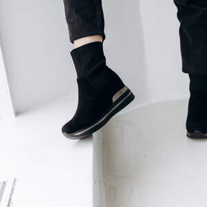 Ботинки женские Fashion Windy 3301 36 размер 23,5 см Черный