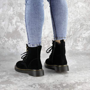 Ботинки женские Fashion Wishbone 2423 37 размер 23,5 см Черный
