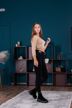 Ботинки женские Fashion Xena 3346 36 размер 23,5 см Черный