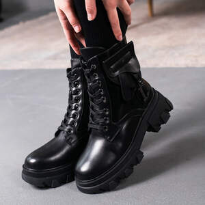 Ботинки женские зимние Fashion Alsie 3387 36 размер 23,5 см Черный