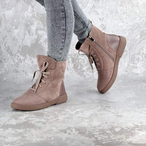 Ботинки женские зимние Fashion Arun 2328 37 размер 24 см Розовый