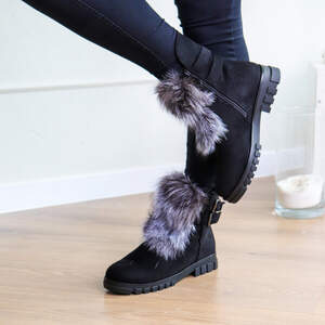 Ботинки женские зимние Fashion Beast 2334 37 размер 24 см Черный Ботинки женские зимние Fashion Beast 2334 37 размер 24 см Черный