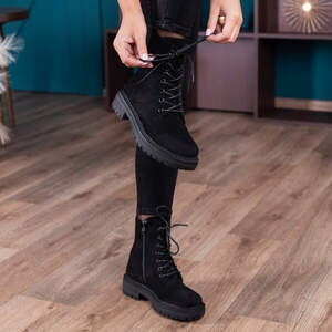Ботинки женские зимние Fashion Bolt 3340 36 размер 23,5 см Черный
