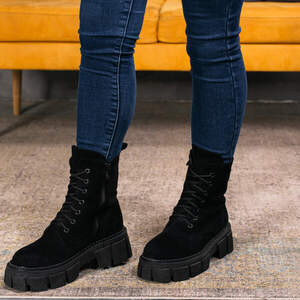 Ботинки женские зимние Fashion Bronco 3370 38 размер 24,5 см Черный