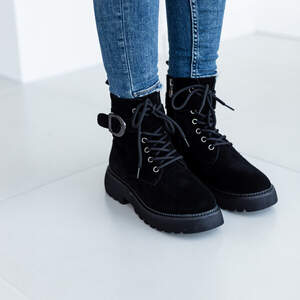 Ботинки женские зимние Fashion Bullseye 3333 38 размер 24,5 см Черный