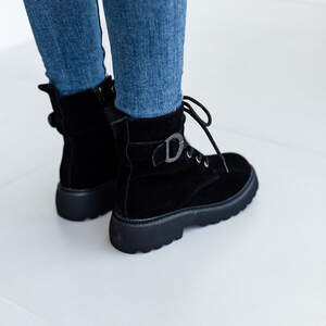 Ботинки женские зимние Fashion Bullseye 3333 38 размер 24,5 см Черный